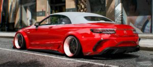 GTA 5 Mercedes-Benz Vehicle Mod: Mercedes S63 Cabrio Custom (Image #2)