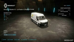 FS22 Renault Vehicle Mod: Master IV Post V2.0 (Image #5)