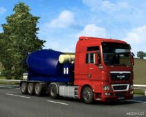 ETS2 Mod: Cement Mixer Trailer Traffic 1.50 (Image #2)