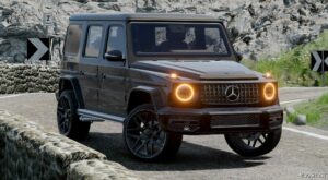 BeamNG Mercedes-Benz Car Mod: G-Class & Brabus G900 Rocket Edition 0.32 (Featured)