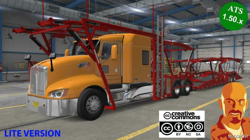 ATS Kenworth Truck Mod: T660 Car Hauler V1.1 1.50 (Featured)