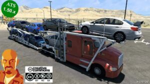 ATS Kenworth Truck Mod: T660 Car Hauler V1.1 1.50 (Image #3)