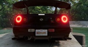 BeamNG Nissan Car Mod: Skyline R34 INF 0.32 (Image #3)