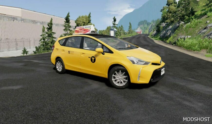 BeamNG Toyota Car Mod: Prius V Vbeta 0.32 (Featured)