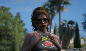 GTA 5 Player Mod: Curly Pony Tail Sp/Mp (Featured)