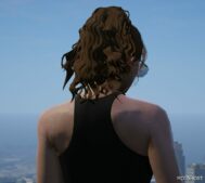 GTA 5 Player Mod: Curly Pony Tail Sp/Mp (Image #2)