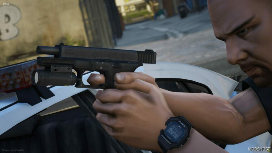 GTA 5 Weapon Mod: Glock 17 GEN 4 Animated (Featured)