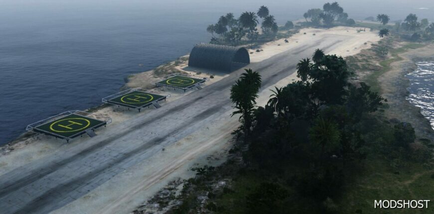 GTA 5 Mod: Cayo Perico Upgraded Airport | Louies Development Ymap / Addon/ Fivem Ready V1.1 (Featured)