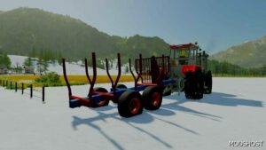 FS22 Trailer Mod: LOG Bunk V1.1 (Featured)