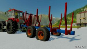 FS22 Trailer Mod: LOG Bunk V1.1 (Image #6)