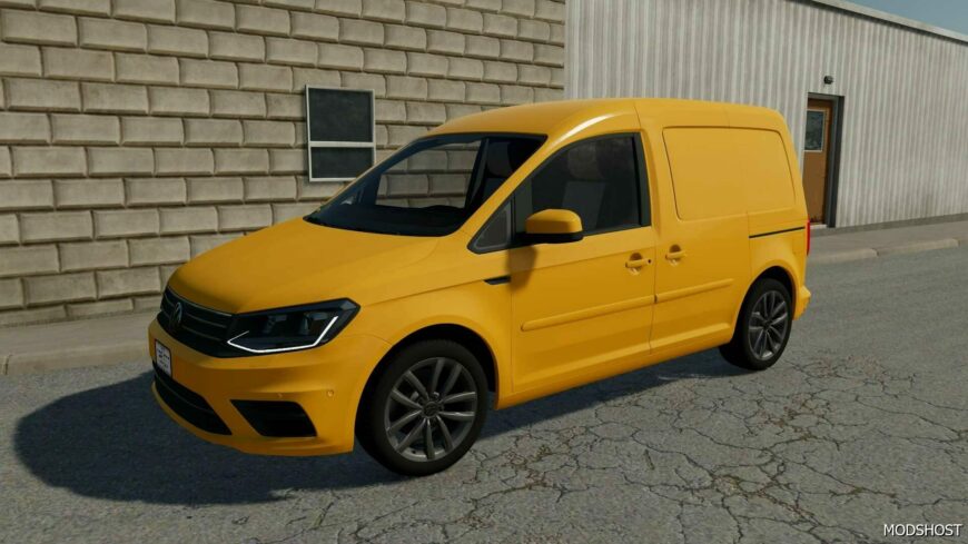 FS22 Volkswagen Car Mod: VW Caddy 2015 (Featured)