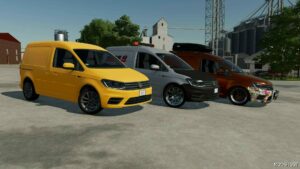 FS22 Volkswagen Car Mod: VW Caddy 2015 (Image #3)