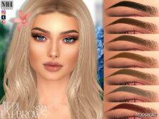 Sims 4 Eyebrows Hair Mod: Tedi Eyebrows N323 (Featured)