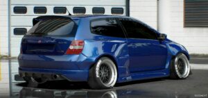 GTA 5 Honda Vehicle Mod: Civic EP3 Widebody KIT (Image #2)