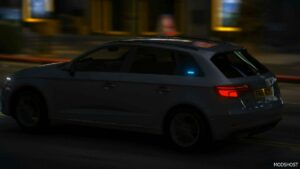 GTA 5 Audi Vehicle Mod: 2018 Audi A3 Unmarked Police (Image #3)