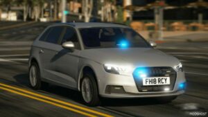 GTA 5 Audi Vehicle Mod: 2018 Audi A3 Unmarked Police (Image #4)