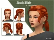 Sims 4 Female Mod: Jessie Hair (Featured)