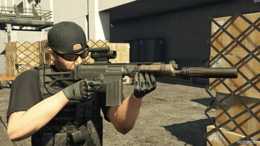 GTA 5 Weapon Mod: DSA SA58 EFT, Replace (Featured)