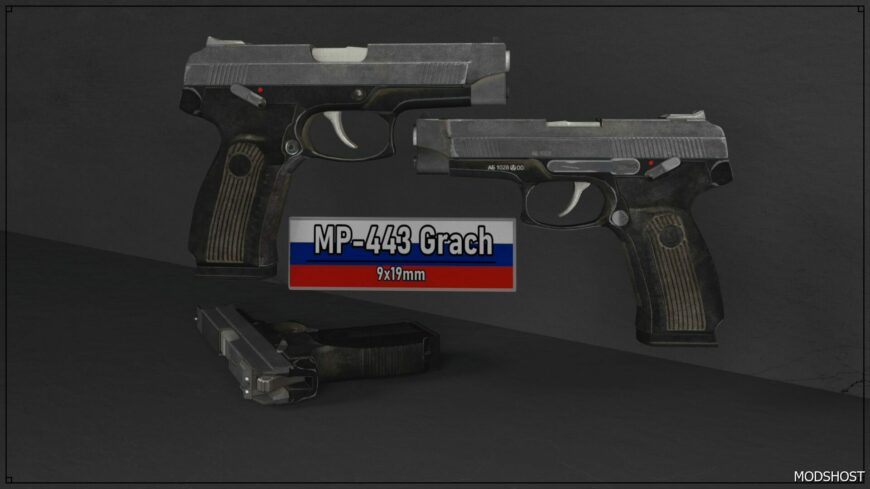 GTA 5 Weapon Mod: MP-443 Grach Animated (Featured)