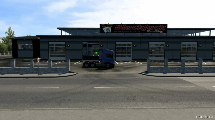 ETS2 Map Mod: K-Dog’s Blackjack Garage 1.50 (Featured)