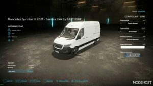 FS22 Mercedes-Benz Vehicle Mod: Mercedes Benz Sprinter III Service 24H (Image #5)