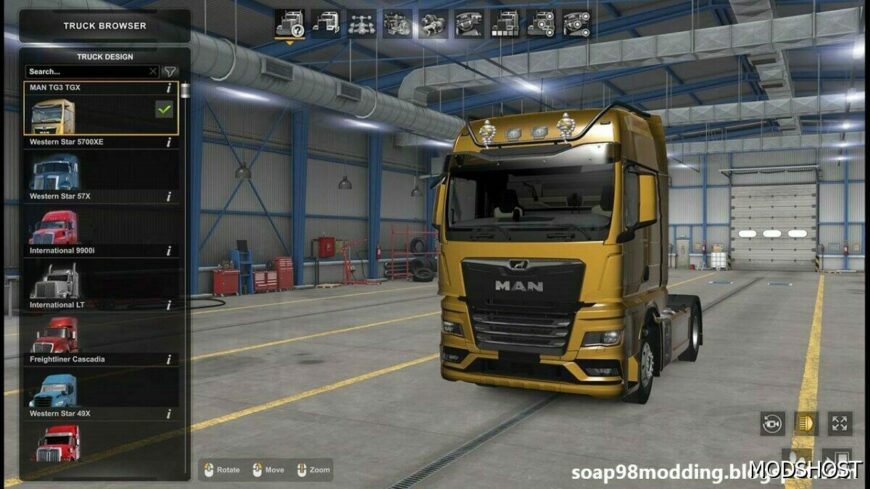 ATS MAN Truck Mod: Tg3/Tgx 2020 by Soap98 V1.0.6 1.50 (Featured)