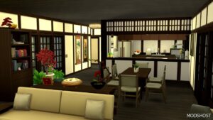 Sims 4 House Mod: Traditional Japanese Home (No CC) (Image #2)