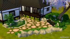 Sims 4 House Mod: Traditional Japanese Home (No CC) (Image #3)