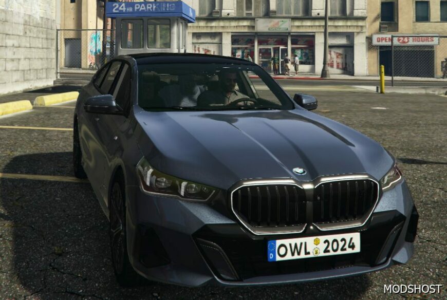 GTA 5 BMW Vehicle Mod: I5 2024 (Featured)