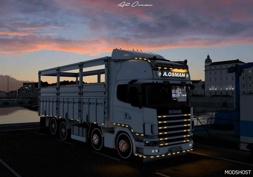 ETS2 Scania Truck Mod: 124L 420 Topline 8×2 1.50 (Featured)