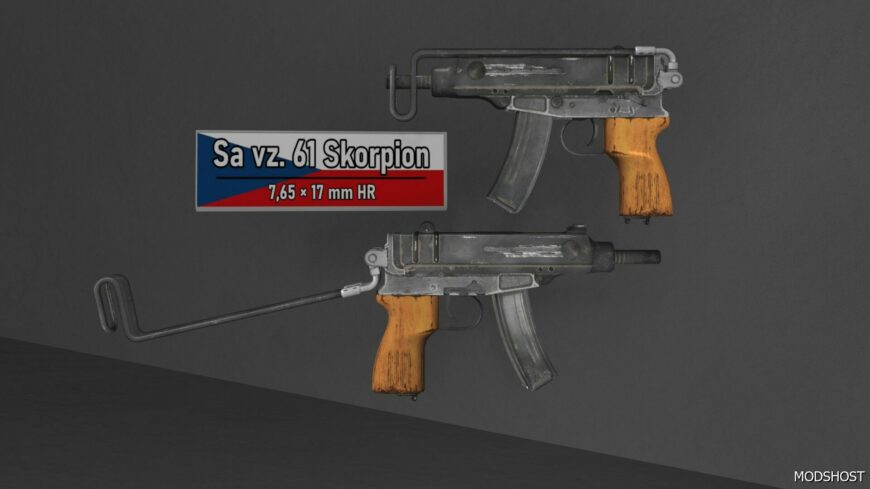 GTA 5 Weapon Mod: SA VZ. 61 Skorpion Animated (Featured)