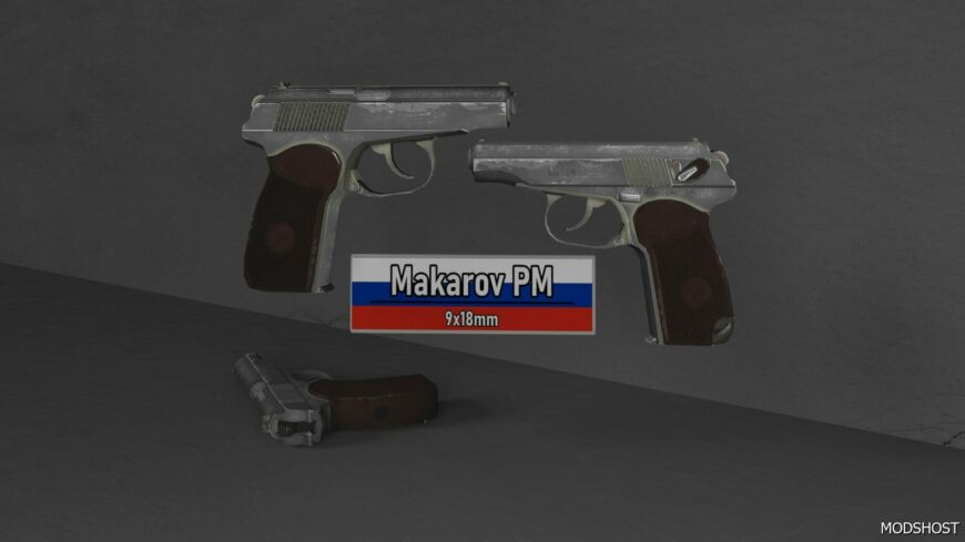 GTA 5 Weapon Mod: Makarov PM Animated (Featured)