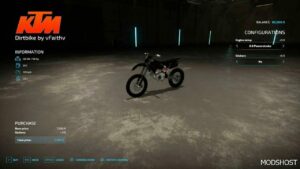 FS22 Vehicle Mod: KTM Dirtbike V1.3 (Image #2)