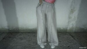 GTA 5 Player Mod: Baggy Pants for MP Female (Image #4)