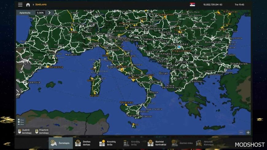 ETS2 ProMods Mod: Italy Map Project – Medmap – Itarevamp – Promods | Merge + RC V1.2 (Featured)