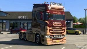 ETS2 Scania Skin Mod: Nextgen R & S Bordeaux Red & Beige V2.0 (Image #3)