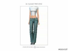 Sims 4 Female Clothes Mod: Joni Jeans (Image #2)