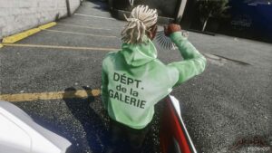 GTA 5 Player Mod: Gallery Dept Hoodie Pack 1 for MP Male (Image #4)