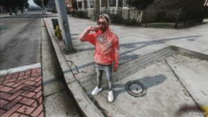 GTA 5 Player Mod: Gallery Dept Hoodie Pack 1 for MP Male (Image #5)