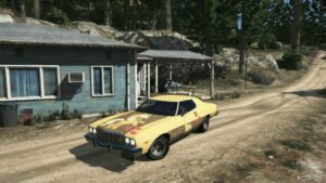 GTA 5 Ford Vehicle Mod: 1976 Ford Gran Torino Apple Jack (Featured)