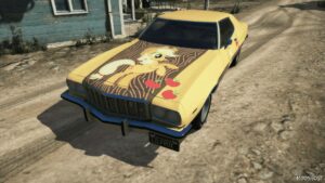 GTA 5 Ford Vehicle Mod: 1976 Ford Gran Torino Apple Jack (Image #3)