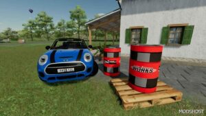 FS22 Mod: Decorative Barrel (OIL) V1.1 (Image #2)