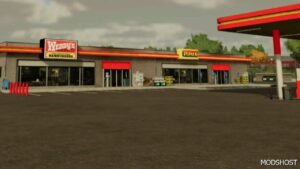 FS22 Placeable Mod: Truck Rest Area (Featured)