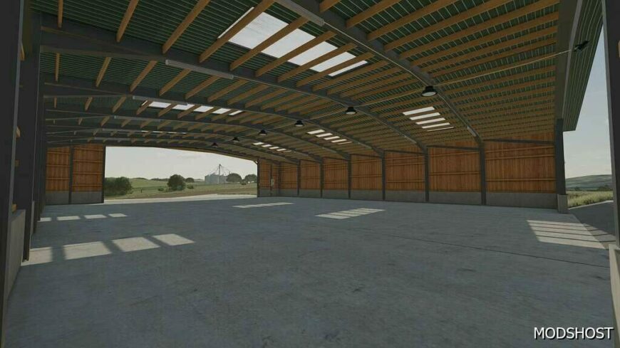 FS22 Placeable Mod: Wide Garage V1.0.0.1 (Featured)