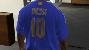 GTA 5 Player Mod: Argentina 2024 Shirt (Image #5)