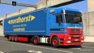 ETS2 Mod: Mercedes Actros MP1 Mordhorst Skin 1.50 (Featured)