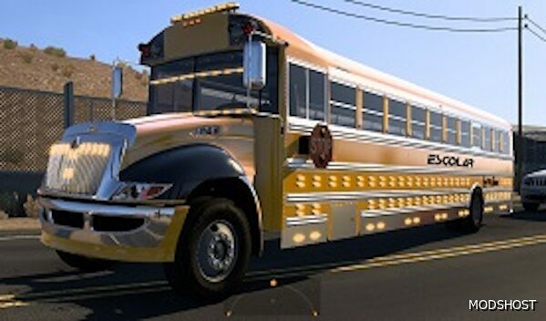 ATS Part Mod: School Bus Tunning 1.50 (Featured)