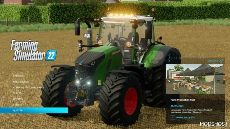 FS22 Fendt Mod: Custom Game Background (Fendt) (Featured)