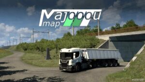 ETS2 Mod: Majoooumap 1:1 Map of Czechia (Featured)