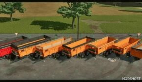 FS22 Trailer Mod: Dezeure Tippers D14TT & D33TT (Featured)